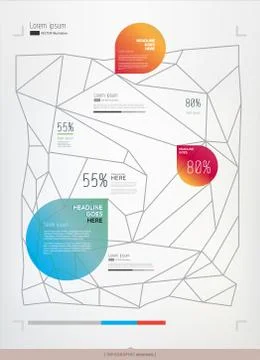 Vector, modern, element on light background Stock Illustration