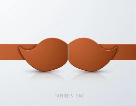 Vector modern fathers day background. 스톡 일러스트