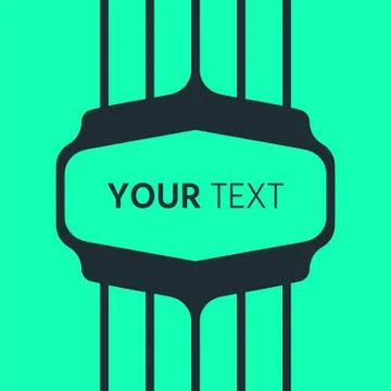 Vector Modern Frame Illustrazione stock