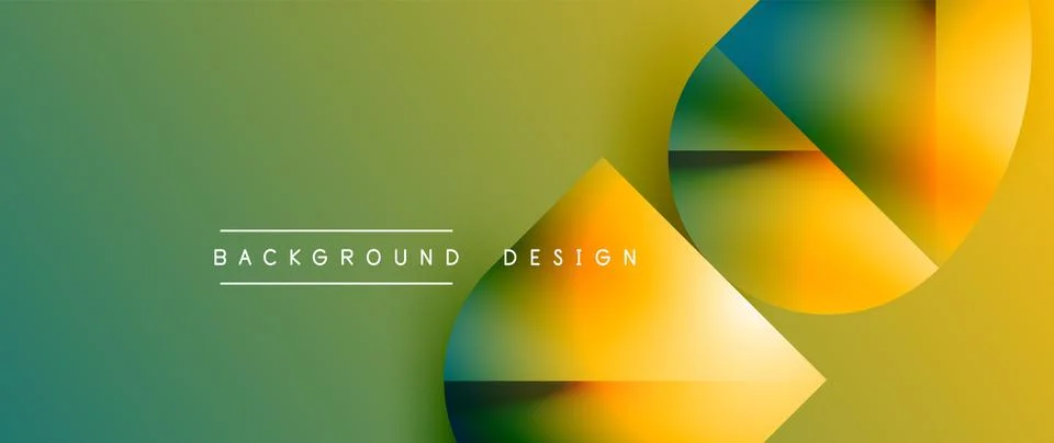 Vector modern geometric abstract background design Stock Illustration