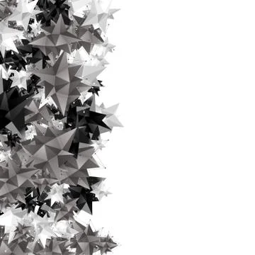 Vector modern geometric shape. 3d polygon background. Stock Illustration