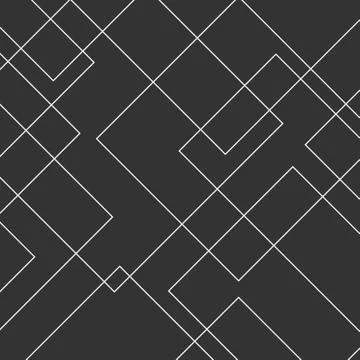Vector modern geometric square diamond shape pattern. Simple abstract backgro Stock Illustration
