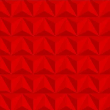 Vector modern geometric triangle red background Stock Illustration