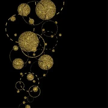 Vector modern gold glitter abstract background Illustrazione stock