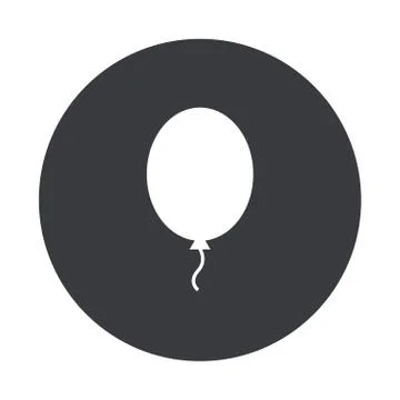 Vector modern  gray circle icon Stock Illustration