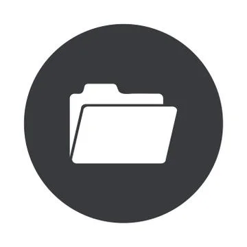 Vector modern  gray circle icon Ilustración de archivo