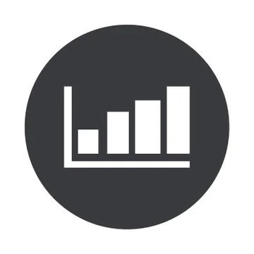 Vector modern  gray circle icon Ilustración de archivo