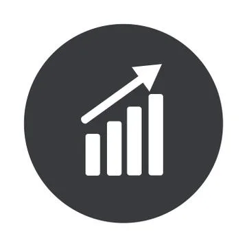 Vector modern  gray circle icon Ilustración de archivo