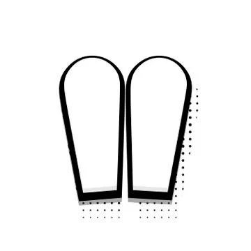 Vector modern halftone easter icon on white background Stock Illustration