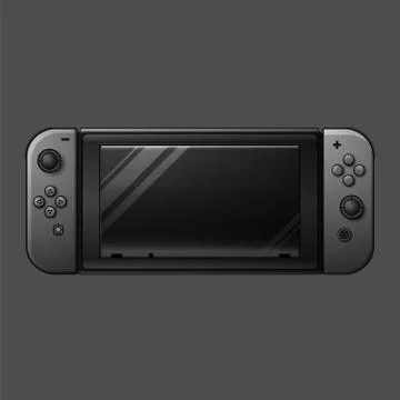 Vector modern Handheld game console Stock Illustration