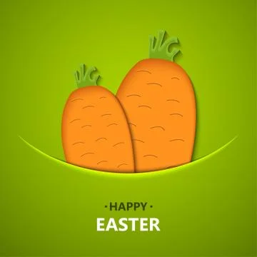 Vector modern happy easter background Stock Illustration