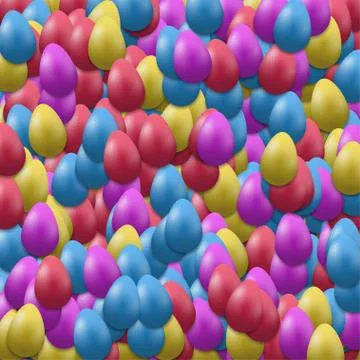 Vector modern happy easter background Illustrazione stock