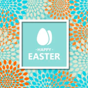 Vector modern Happy Easter  background 스톡 일러스트