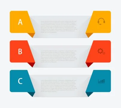 Vector modern infographic background. Stock-Illustration