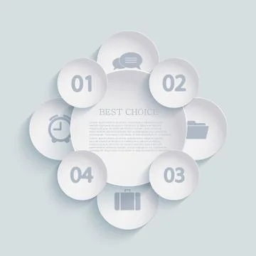 Vector modern infographic element design. Eps 10 Stock Illustration