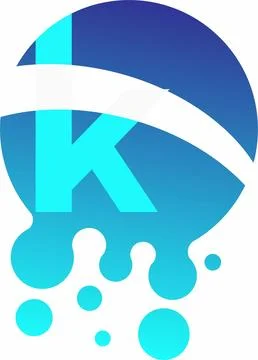 Vector modern letter k logo design Stock Illustration