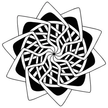 Vector modern mandala. original design element Stock Illustration