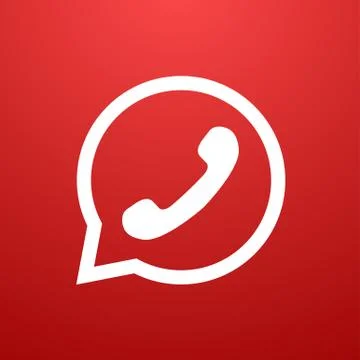 Vector modern phone icon in bubble speech Illustrazione stock
