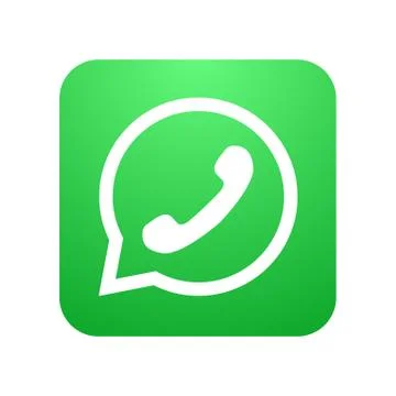 Vector modern phone icon in bubble speech Stock Illustration
