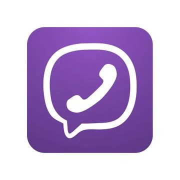 Vector modern phone icon in bubble speech Illustrazione stock