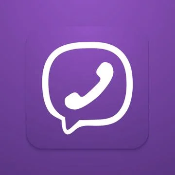 Vector modern phone icon in bubble speech Illustrazione stock