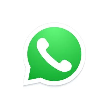 Vector modern phone icon in bubble speech Illustrazione stock
