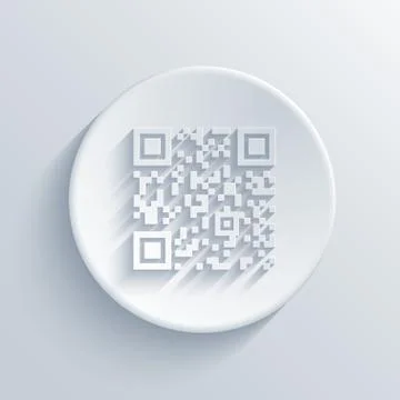 Vector modern qr code background イラスト素材