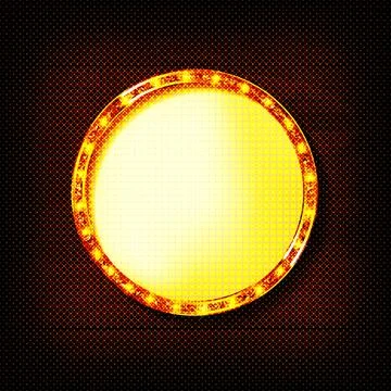 Vector modern retro billboard Stock Illustration