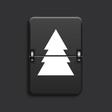 Vector modern scoreboard black icon. Stock Illustration