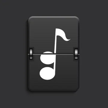 Vector modern scoreboard black icon. Stock Illustration