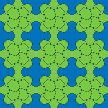 Vector modern seamless colorful geometry hexagon pattern, color abstract ge.. 스톡 일러스트
