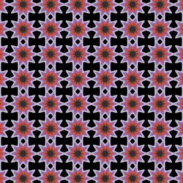 Vector modern seamless colorful pattern Stock Illustration