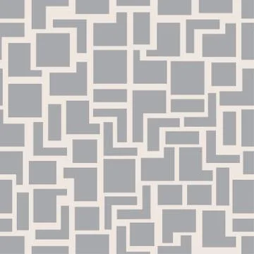 Vector modern seamless geometry pattern squares, grey abstract geometric 스톡 일러스트