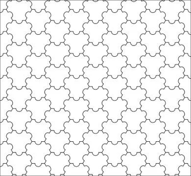 Vector modern seamless geometry tessellation pattern, abstract g Stock Illustration