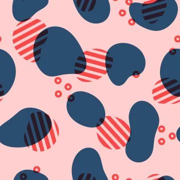 Vector modern seamless pattern Stock Illustration
