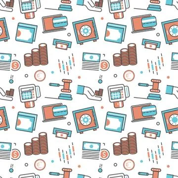 Vector modern seamless pattern texture background Stock Illustration