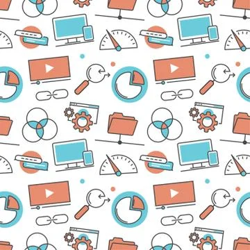 Vector modern seamless pattern texture background Stock Illustration