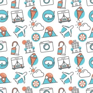 Vector modern seamless pattern texture background Stock-Illustration