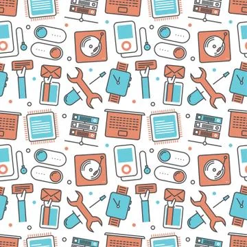 Vector modern seamless pattern texture background Illustrazione stock