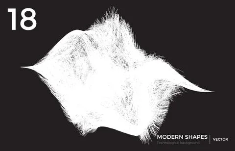 Vector modern shape technological background Stockillustratie