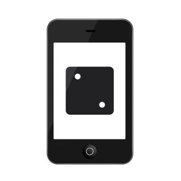 Vector modern smartphone isolated on white Stock Illustration