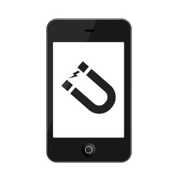 Vector modern smartphone isolated on white Stockillustratie