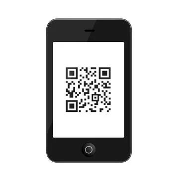 Vector modern smartphone isolated on white Stock Illustration