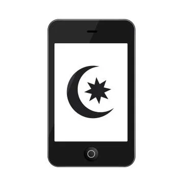 Vector modern smartphone isolated on white Stock Illustration