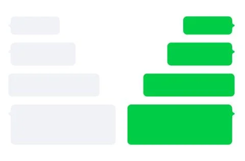 Vector modern sms or message icons. Bubble speech Stock Illustration