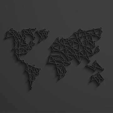 Vector modern social network background template Stock Illustration