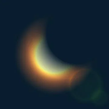 Vector modern solar eclipse background. Sunshine design Stock Illustration