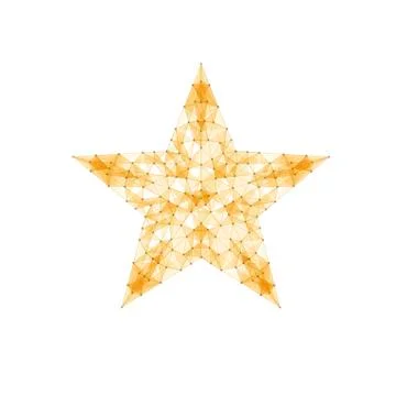 Vector modern star background Stock Illustration