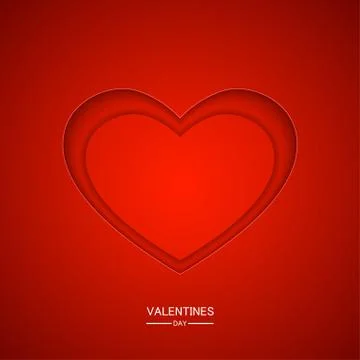 Vector modern valentines day background. Stock Illustration