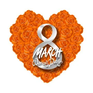 Vector modern valentines day or 8 march background. mothers day. greeting car Stock Illustration